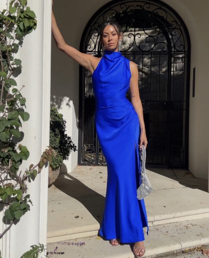 SHEIKE Venus Maxi Dress - Cobalt (HIRE) - Image 2
