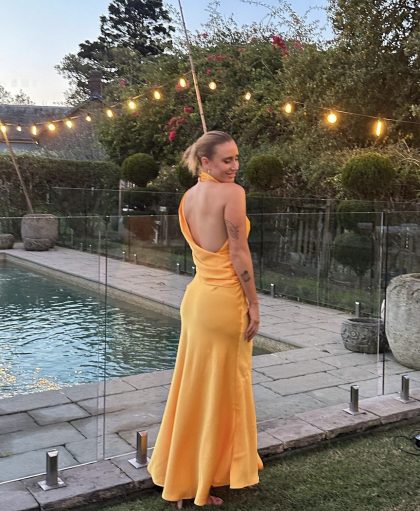 SHEIKE Venus Maxi Dress - Mango (HIRE) - Image 6