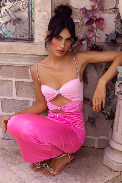 ELIYA Zora Dress - Pink (HIRE) - Image 16