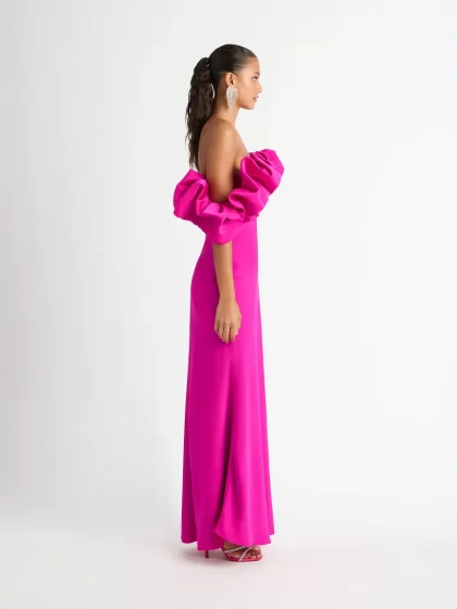 SHEIKE Margot Maxi Dress - Magenta (HIRE) - Image 4