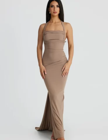 MELANI Ivana Multi Way Gown - Latte (HIRE)