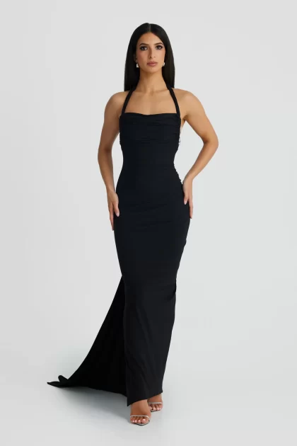 MELANI Ivana Multi Way Gown - Black (HIRE) - Image 2