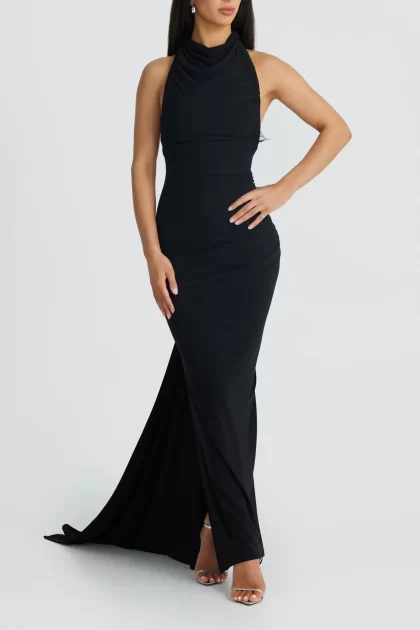 MELANI Ivana Multi Way Gown - Black (HIRE) - Image 3