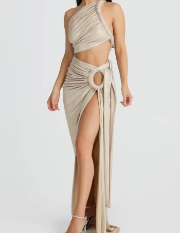 Viera Two Piece - Champagne Metallic