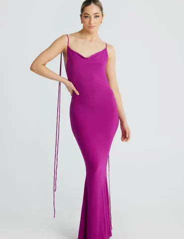 Cristina Mermaid Gown - Purple