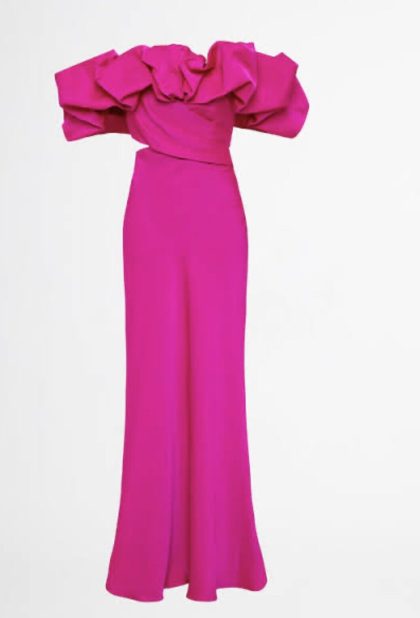 SHEIKE Margot Maxi Dress - Magenta (HIRE) - Image 6