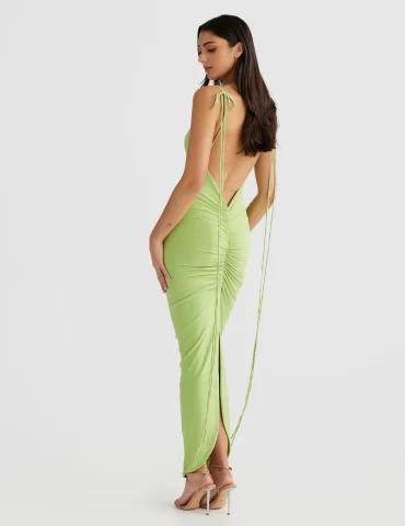 MELANI Cleo Dress - Lime