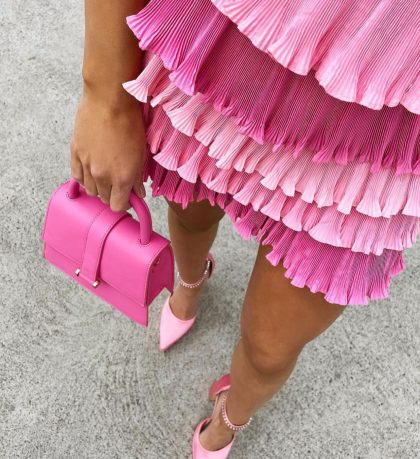 ELIYA Josephine Dress - Pink (HIRE) - Image 6