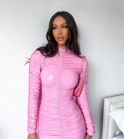 ELIYA Azalea Dress - Pink (HIRE) - Image 3