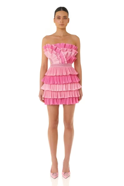 ELIYA Josephine Dress - Pink (HIRE) - Image 9