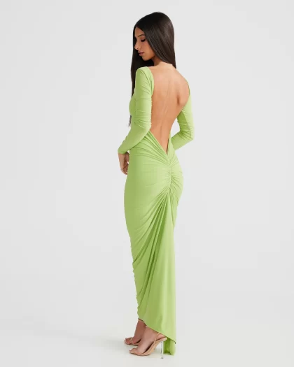 MELANI Camila Dress - Lime