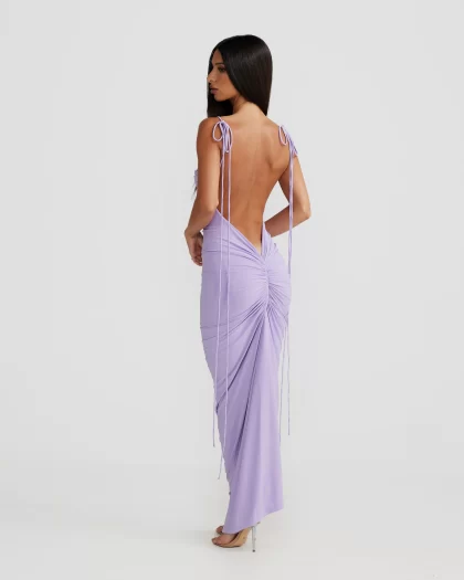MELANI Olivia Multi Way Dress - Lilac - Image 5