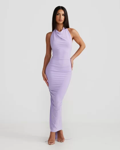 MELANI Olivia Multi Way Dress - Lilac - Image 2