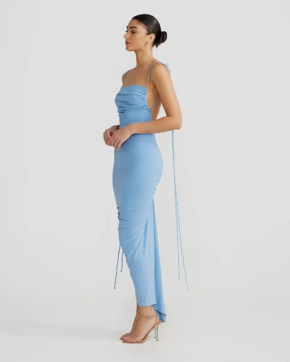 MELANI Olivia Multi Way Dress - Blue - Image 6