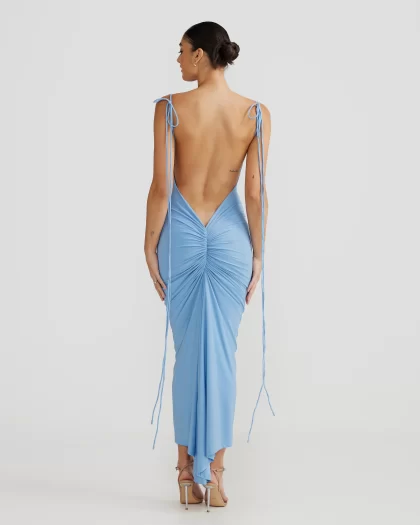 MELANI Olivia Multi Way Dress - Blue - Image 5