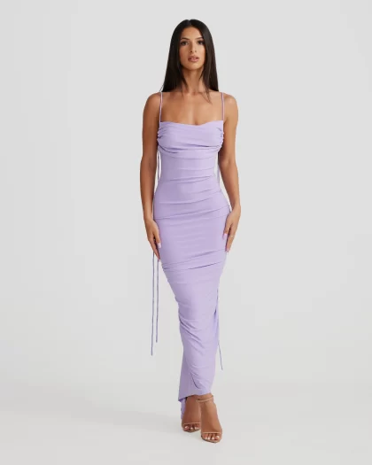 MELANI Olivia Multi Way Dress - Lilac - Image 3