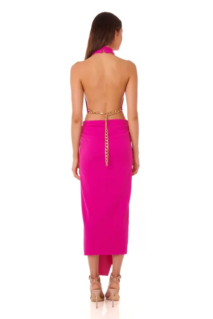 ELIYA Aphrodite Dress - Fuchsia (HIRE) - Image 14