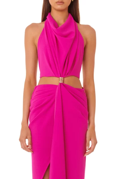 ELIYA Aphrodite Dress - Fuchsia (HIRE) - Image 13