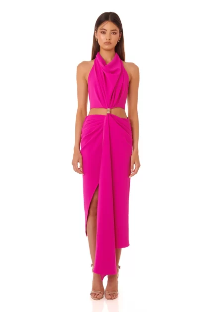 ELIYA Aphrodite Dress - Fuchsia (HIRE) - Image 10