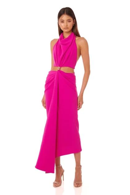 ELIYA Aphrodite Dress - Fuchsia (HIRE) - Image 12