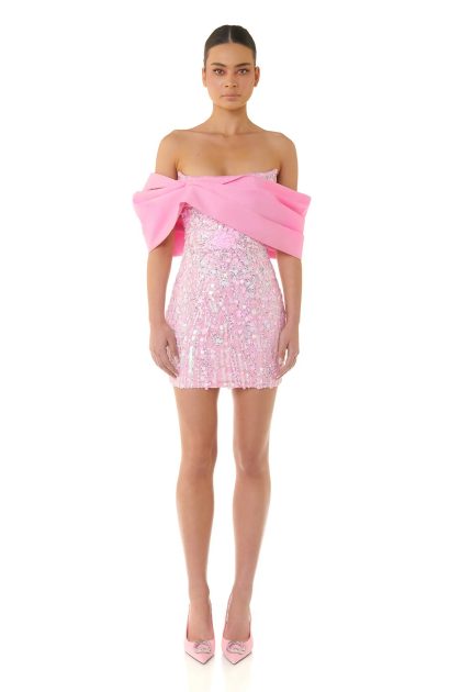 ELIYA Bianca Dress - Pink (HIRE) - Image 6