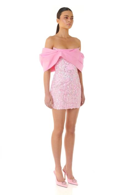 ELIYA Bianca Dress - Pink (HIRE) - Image 8