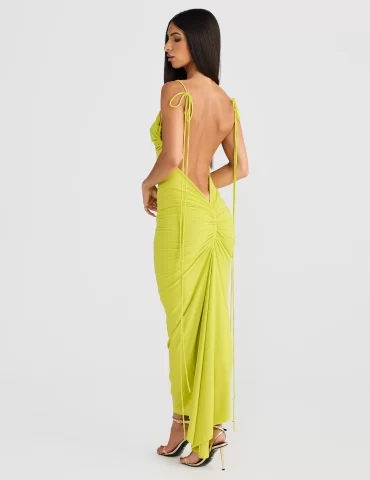 MELANI Olivia Multi Way Dress - Chartreuse
