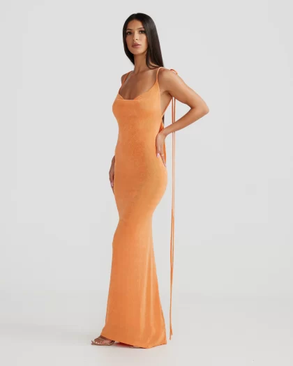 MELANI Cristina Gown - Orange - Image 2