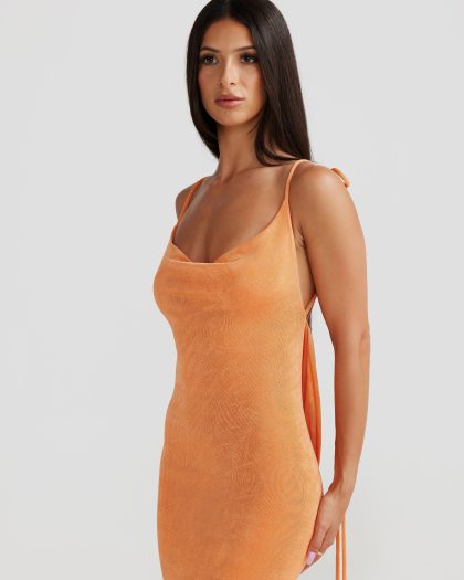 MELANI Cristina Gown - Orange - Image 4