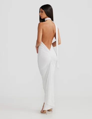 MELANI Leoni Dress - White