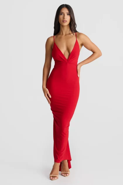 MELANI Veronica Dress - Red