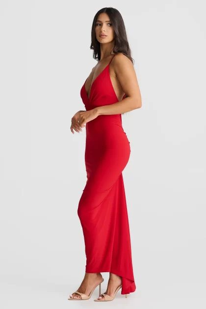 MELANI Veronica Dress - Red - Image 3