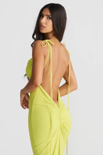 MELANI Jiani Gown - Chartreuse - Image 3