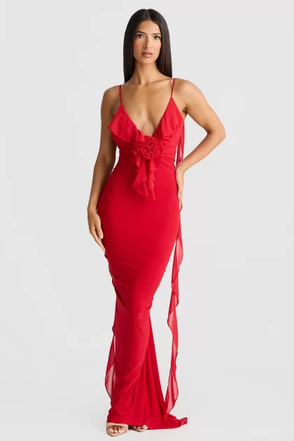 MELANI Daniela Gown - Red (HIRE)