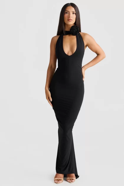 MELANI Arabella Gown - Black
