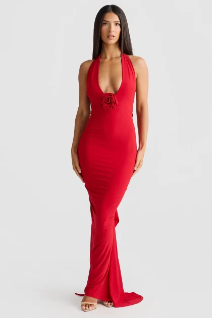 MELANI Arabella Gown - Red - Image 6