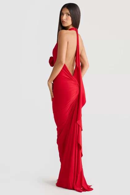 MELANI Arabella Gown - Red - Image 4
