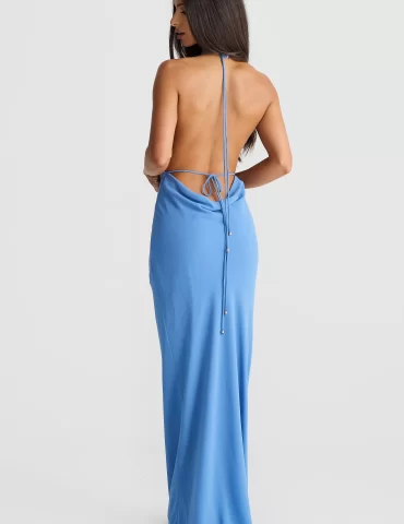 MELANI Lopez Gown - Ocean Blue