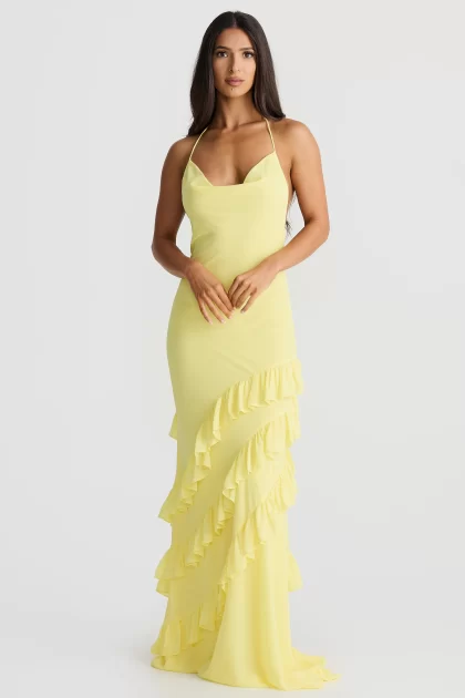 MELANI Milana Gown - Butter Yellow