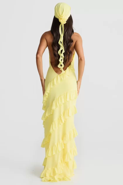 MELANI Aliya Headpiece - Butter Yellow - Image 3