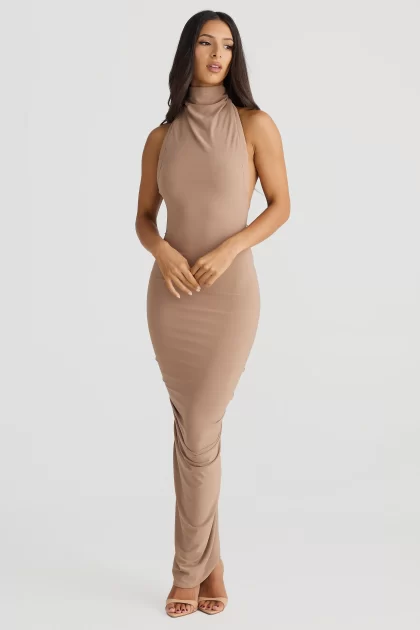 MELANI Chloe Multi Way Dress - Latte - Image 3