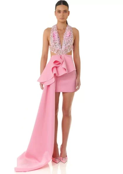 ELIYA Alessia Dress - Pink (HIRE) - Image 8