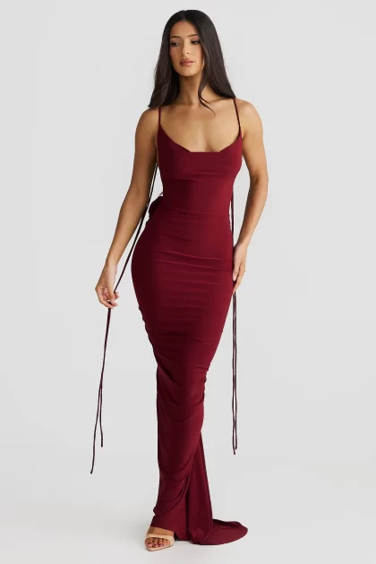 MELANI Valencia Gown - Shiraz - Image 5