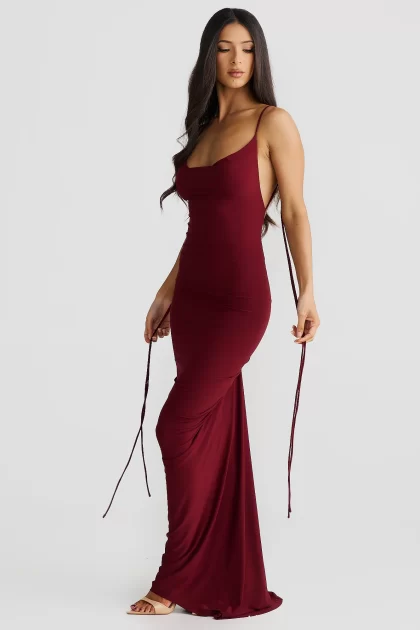 MELANI Valencia Gown - Shiraz - Image 4