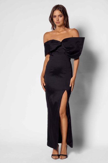 ELLE ZEITOUNE Quinn Dress - Black (HIRE)