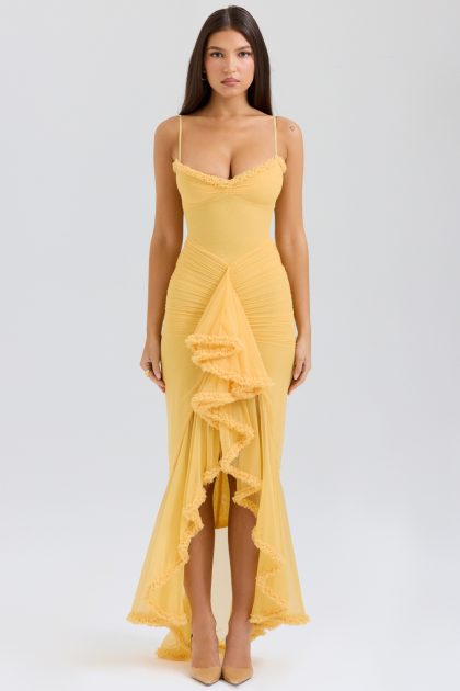 HOUSE OF CB Gabbi Dress - Apricot (HIRE) - Image 10