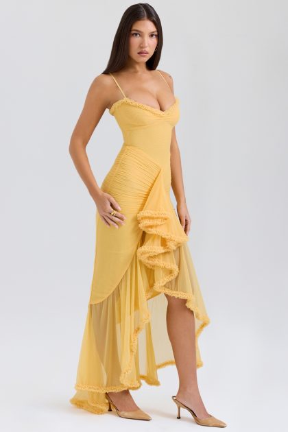 HOUSE OF CB Gabbi Dress - Apricot (HIRE) - Image 13