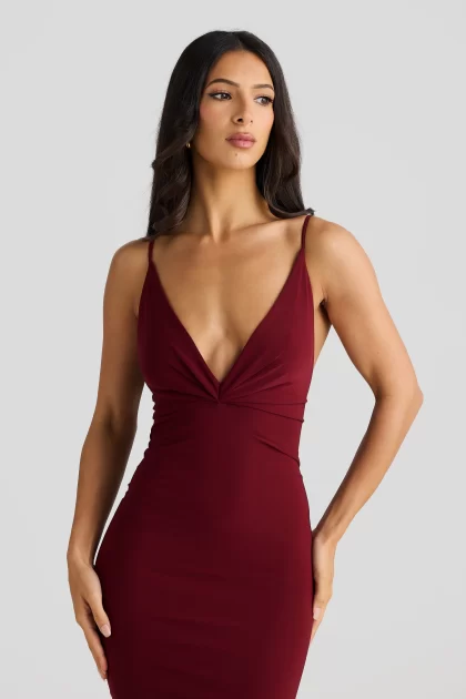 MELANI Veronica Dress - Shiraz - Image 3