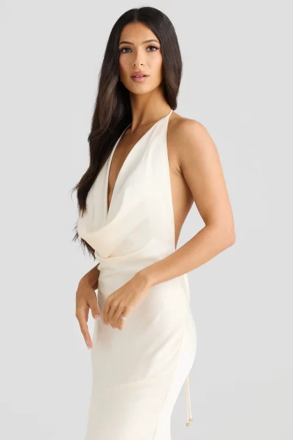 MELANI Josefina Gown - Pearl White - Image 5