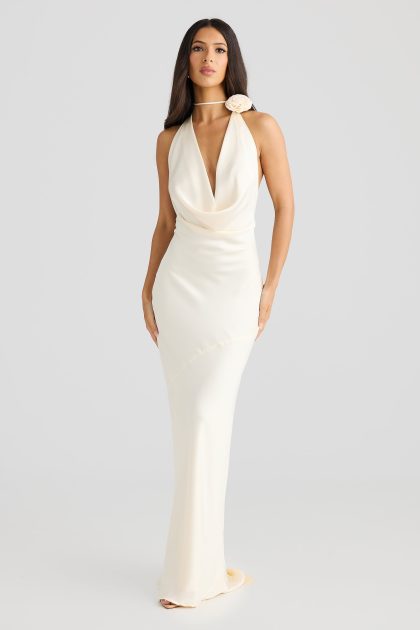 MELANI Josefina Gown - Pearl White
